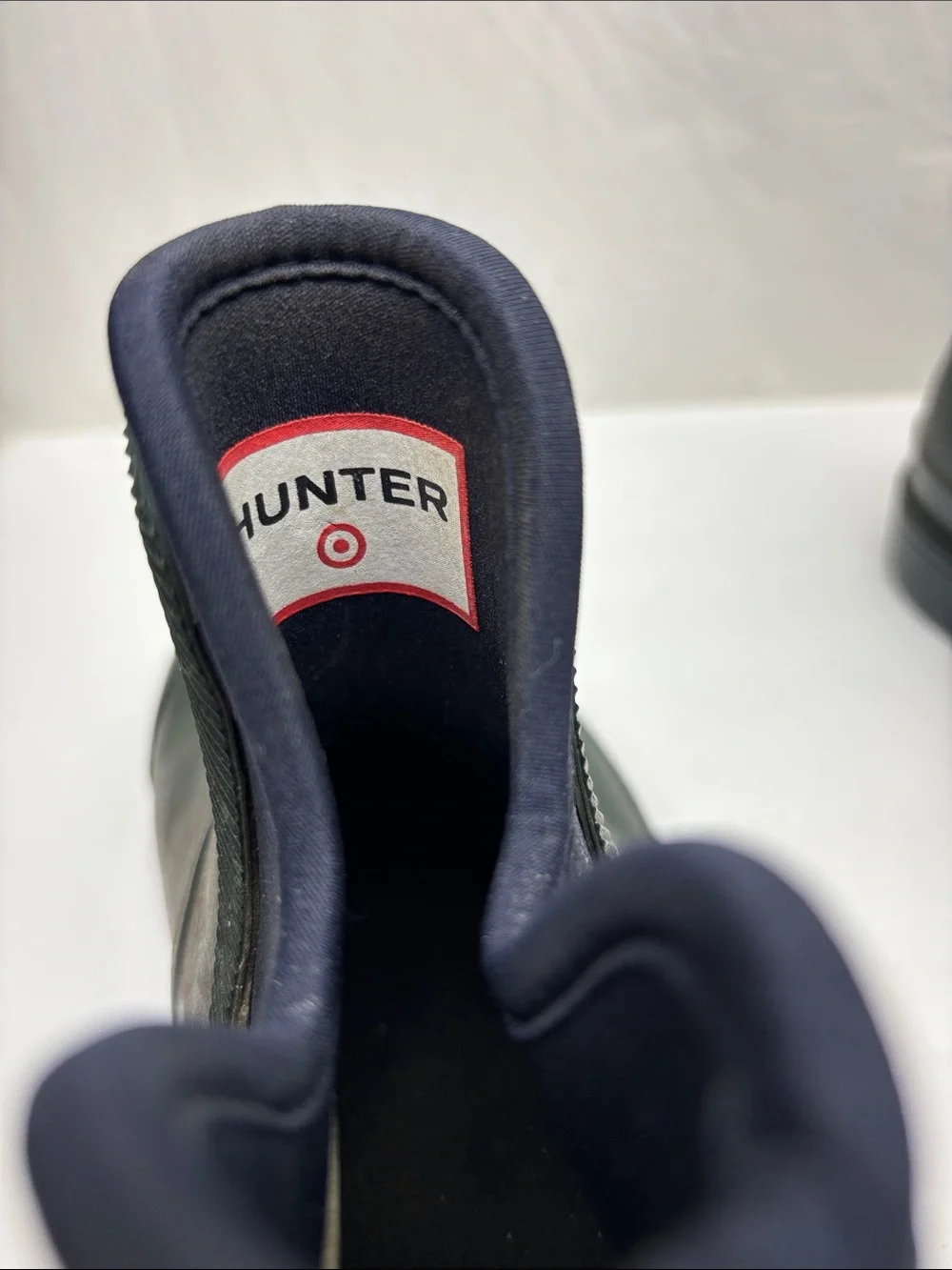 Hunter Men’s Dark Green Chelsea Rain Boots, SZ 8, 1(BA)